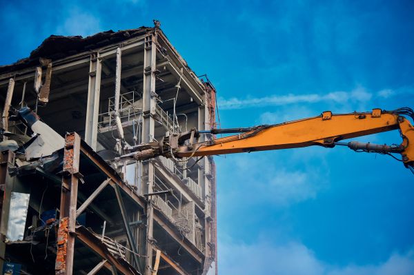 Factory Demolition in Plainfield