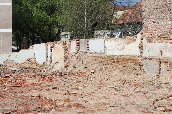 Brick Wall Demolition in Plainfield